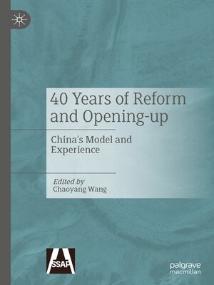 cover image of 40 Years of Reform and Opening-up